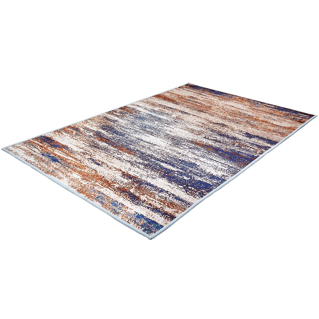 Abstract Faded Boho Vintage Diamond Area Rug F752