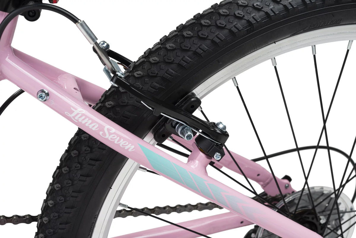 24 Girls 7-Speed Cruiser Bicycle Pink P49006