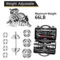 66 lbs Adjustable Dumbbells Set L96249