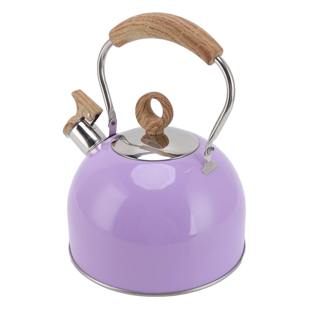 Stainless Steel Whistling Tea Kettle 2.5 Liter Purple D8267
