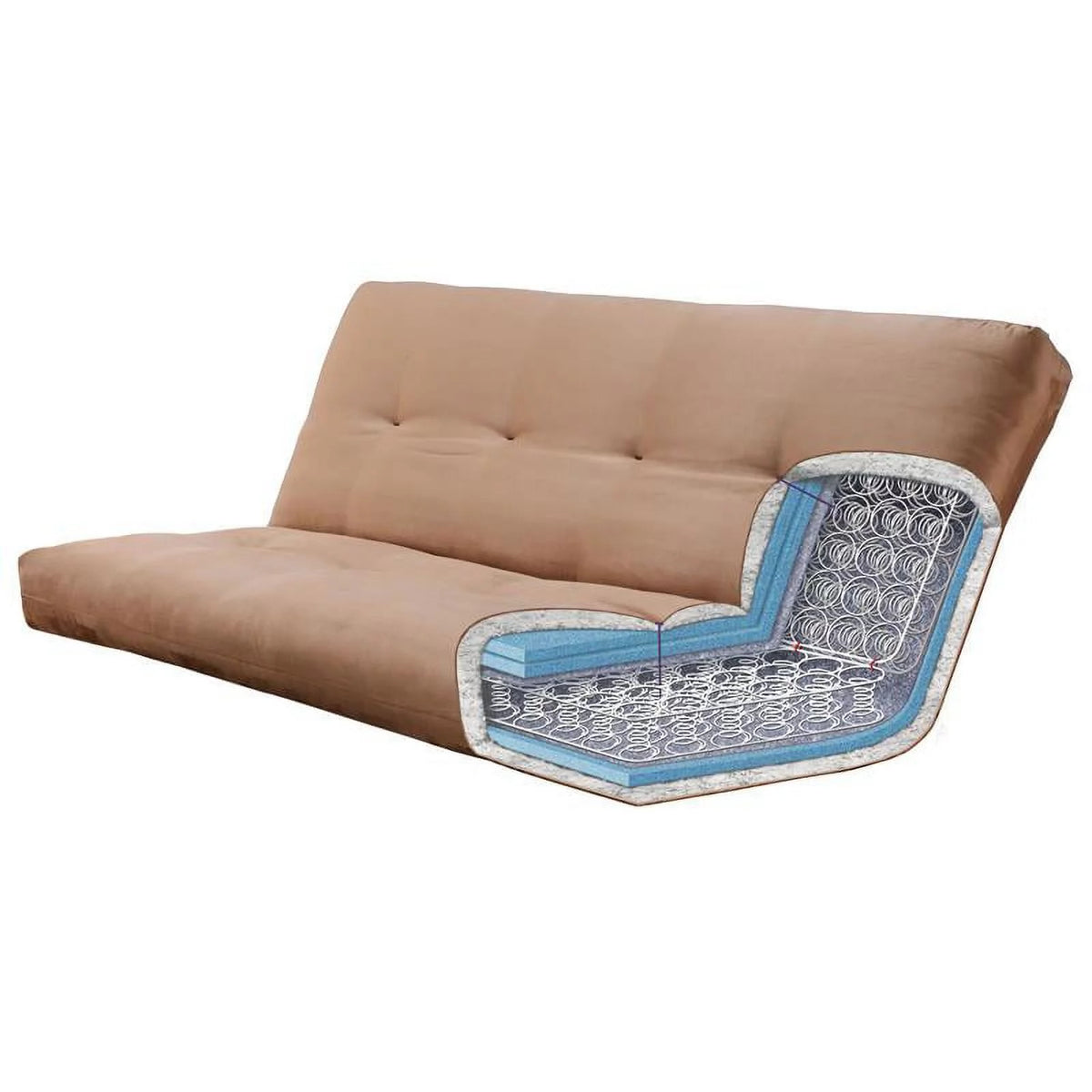Queen Size Wood Futon Mattress A3273