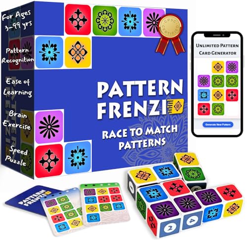 Pattern Matching Board Game for Kids & Adults Y473821