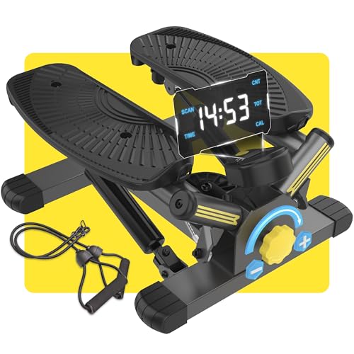 Stepper Machine with Resistance Bands, 300LBS Weight Capacity, Adjustable Step Height Z8354