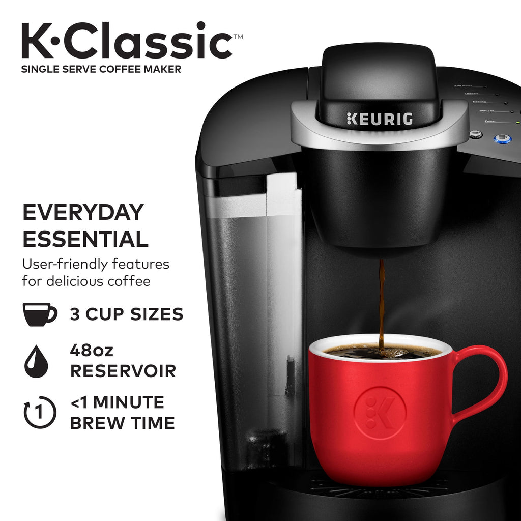 Single Serve K-Cup Pod Coffee Maker, Black Z732