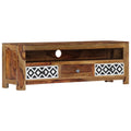 Sheesham Wood TV Stand with 3 Drawers R76047