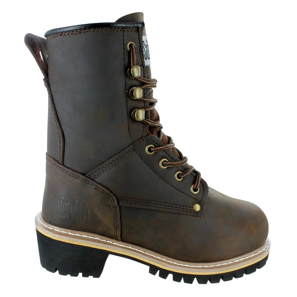 8" Steel Toe Logger Boot J6516