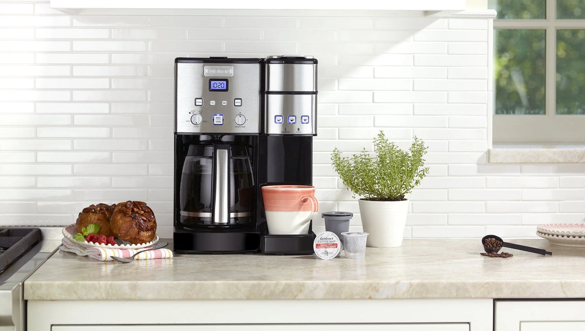 12 Cup Coffeemaker and Single-Serve Brewer J163
