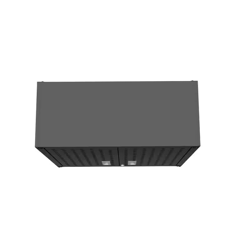 2-Shelf Wall Mount Metal Garage Cabinet in Charcoal Grey R628