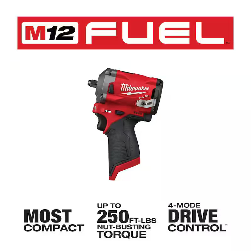 12V Lithium-Ion Brushless Cordless 3/8 in. Impact Wrench E940779