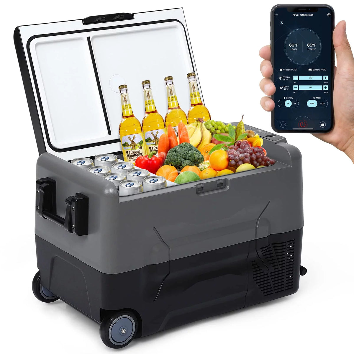37QT Portable Dual Zone Car Refrigerator P28488