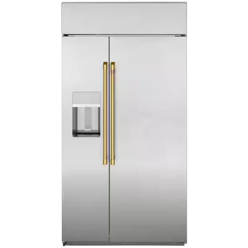 Brushed Brass Refrigerator Handle Kit G605288