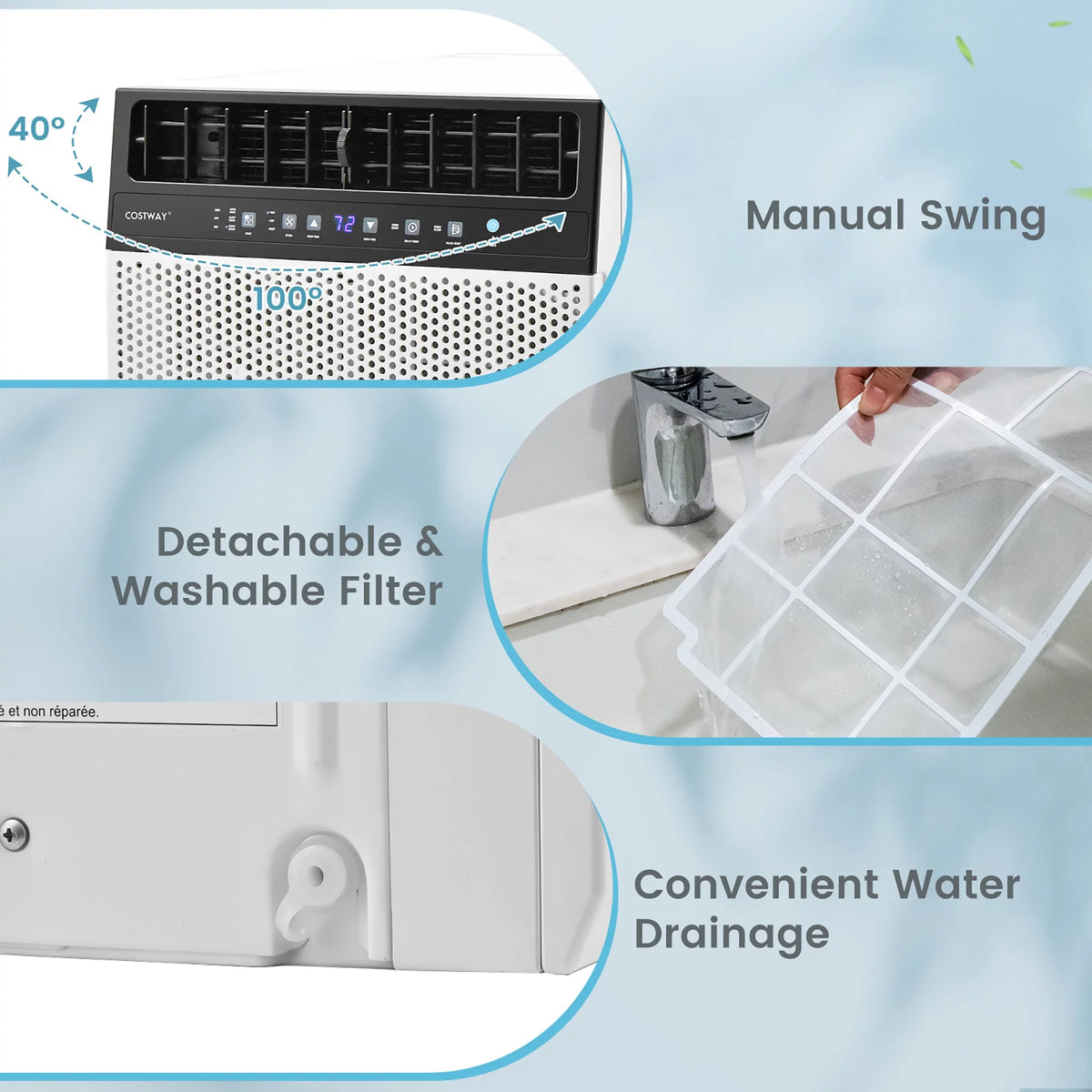 6000 BTU Window Air Conditioner with Remote V2093