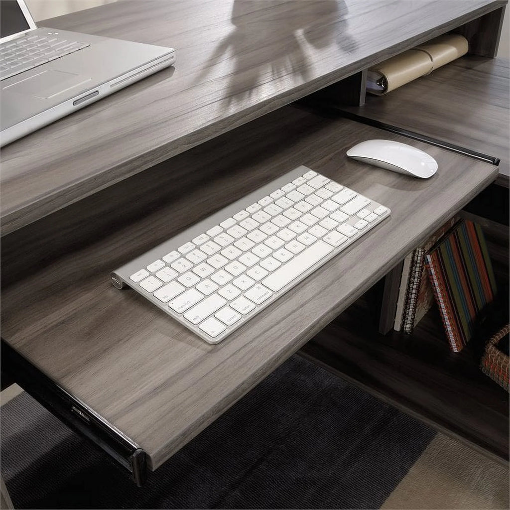 L-Shaped Desk & Storage Cabinet 2-Piece Set D401036