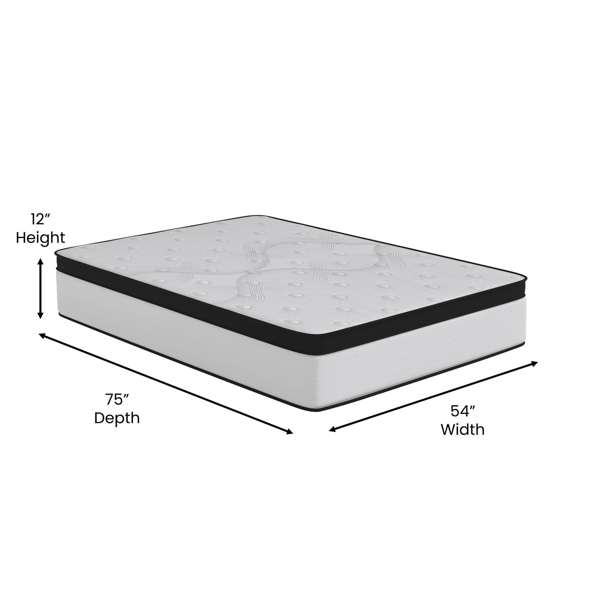 Full Hybrid Pocket Spring Mattress R690