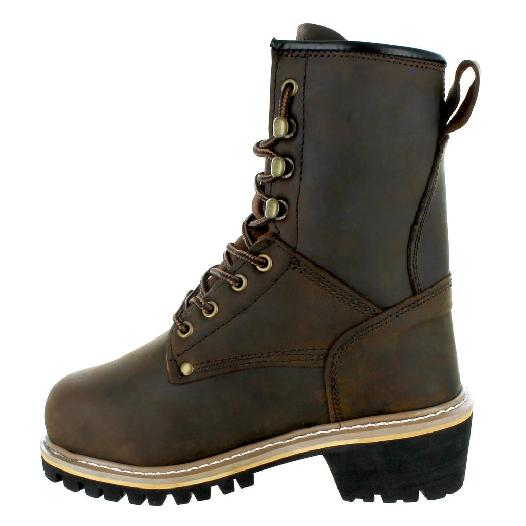 8" Steel Toe Logger Boot J6516