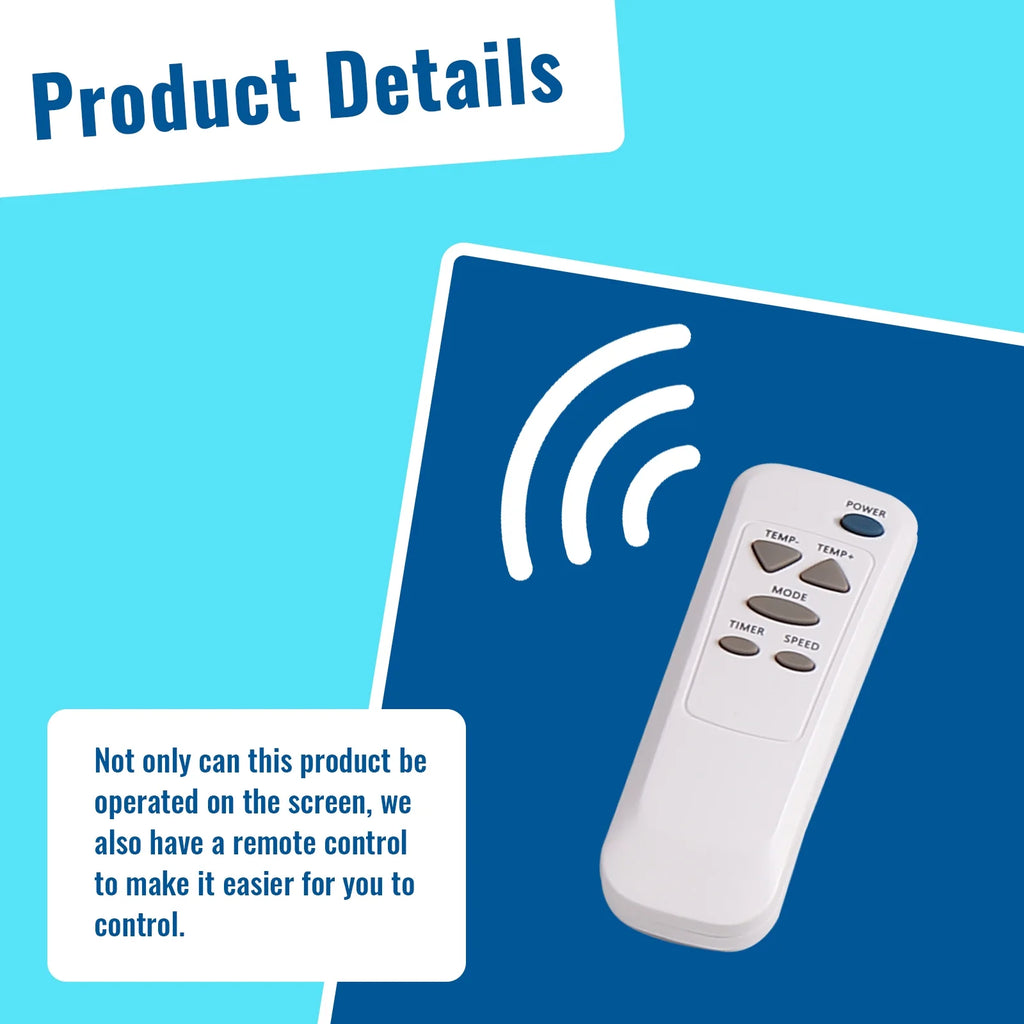 Compact 8000 BTU 3-in-1 Air Conditioner A2966