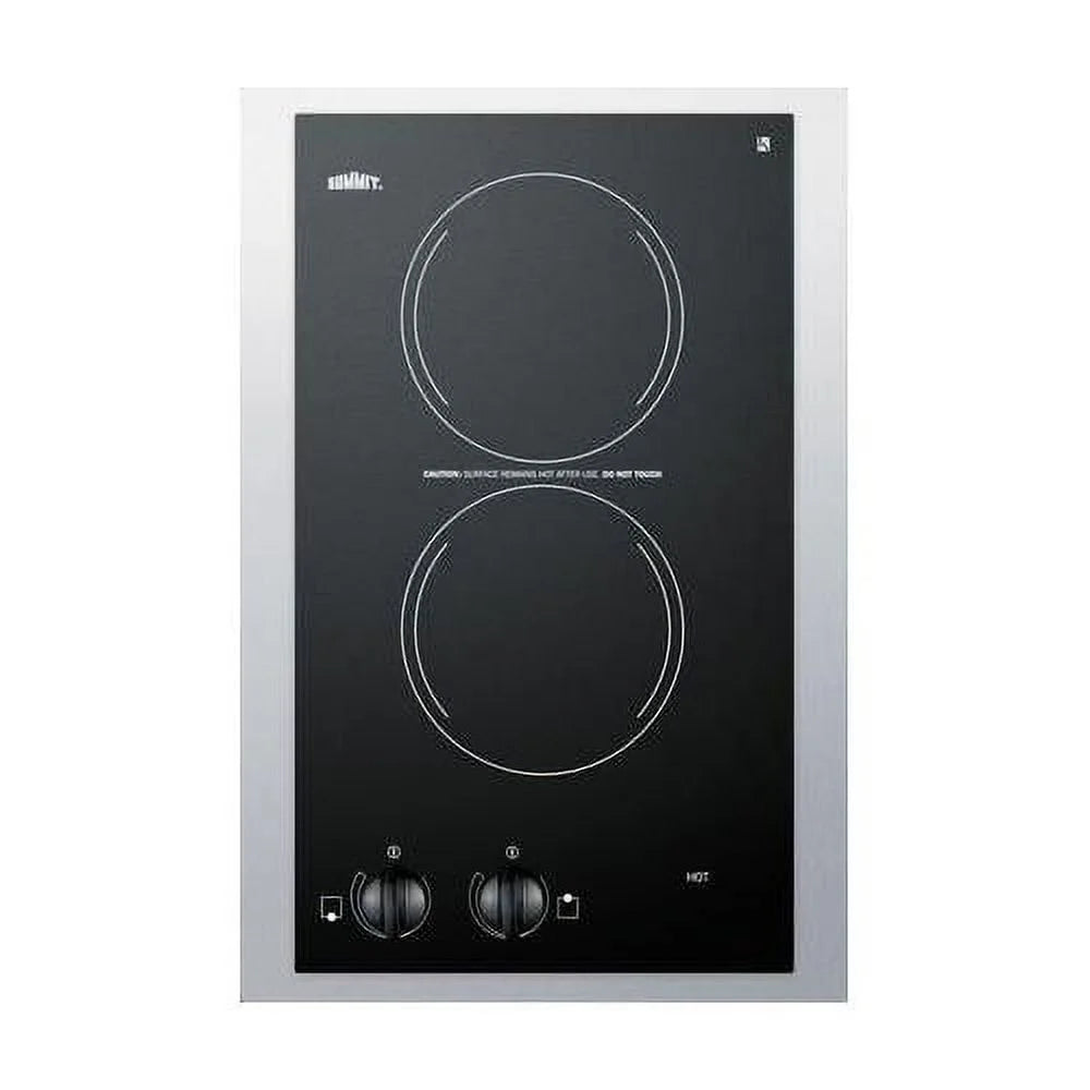 15 Wide 230V 2-Burner Radiant Cooktop A223231