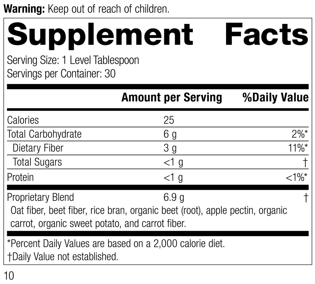 Whole Food Fiber 7 oz E53825