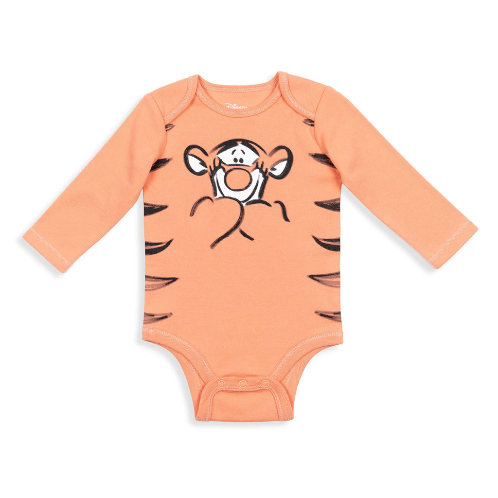 Multicolored 5 Pack Long Sleeve Bodysuits 12 Months W954