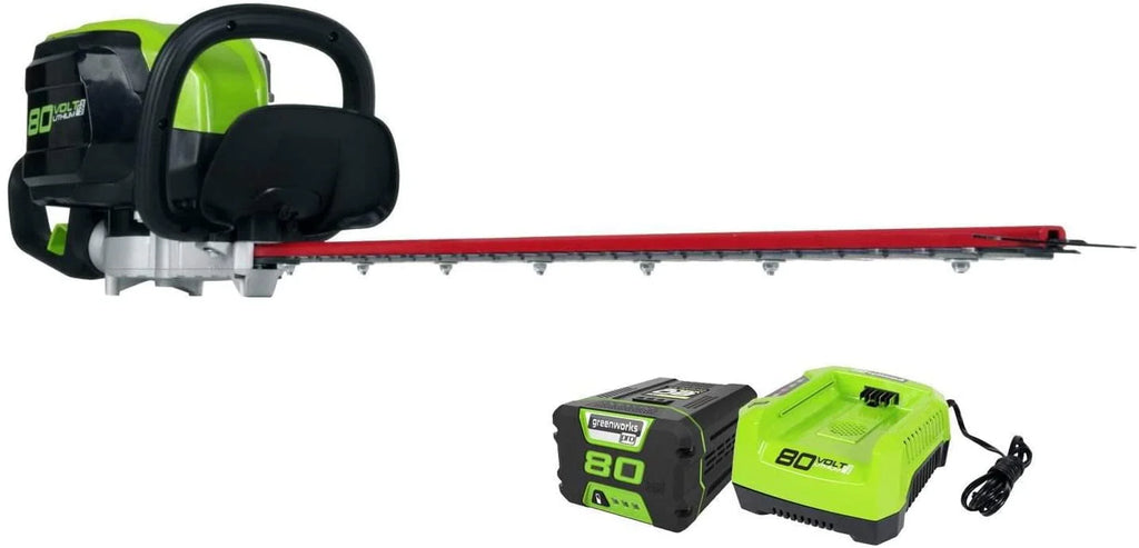 80V 26-inch Cordless Brushless Hedge Trimmer with 2.0 Ah Battery & Charger C4666