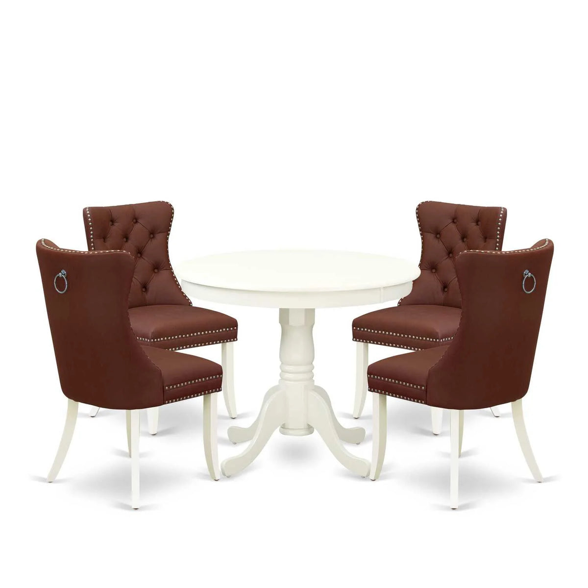 5 Piece Round Kitchen Table Set T95621
