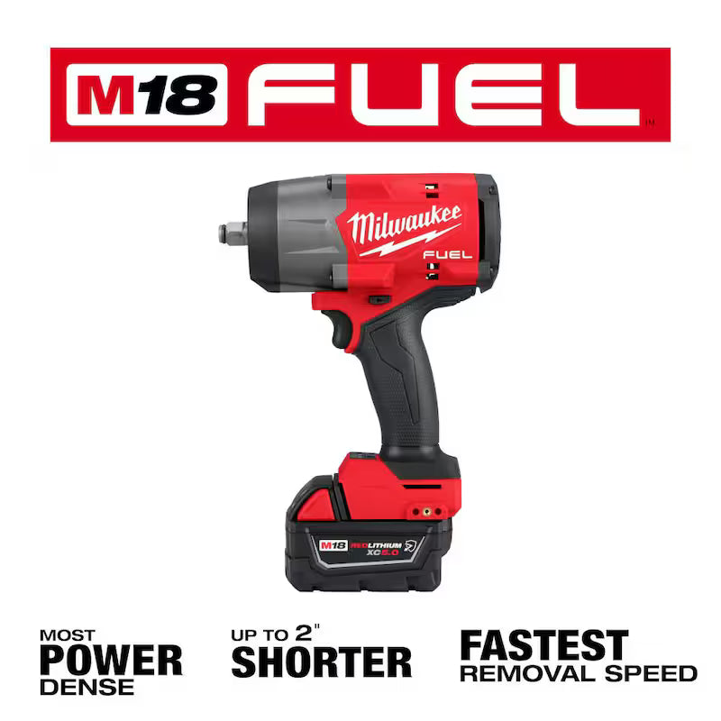 18V Lithium-Ion Brushless Cordless 1/2 in. Impact Wrench with Friction Ring Kit R28657