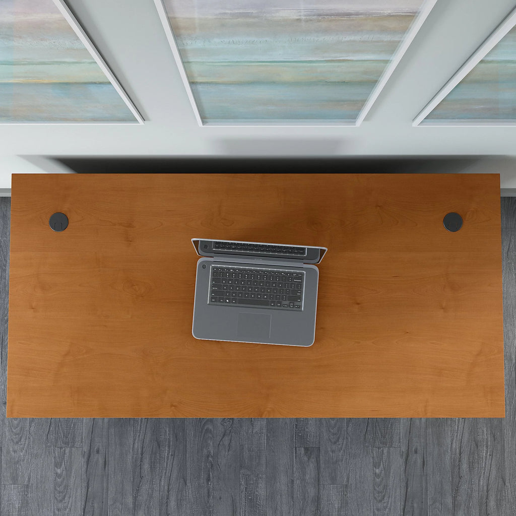Office Desk in Natural Cherry Engineered Wood E79259