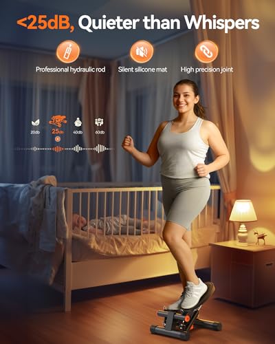 Mini Stepper with Resistance Bands and LCD Monitor M97397