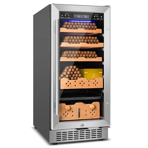 Electric Cigar Humidor with Compressor and Digital LED Screen M297266