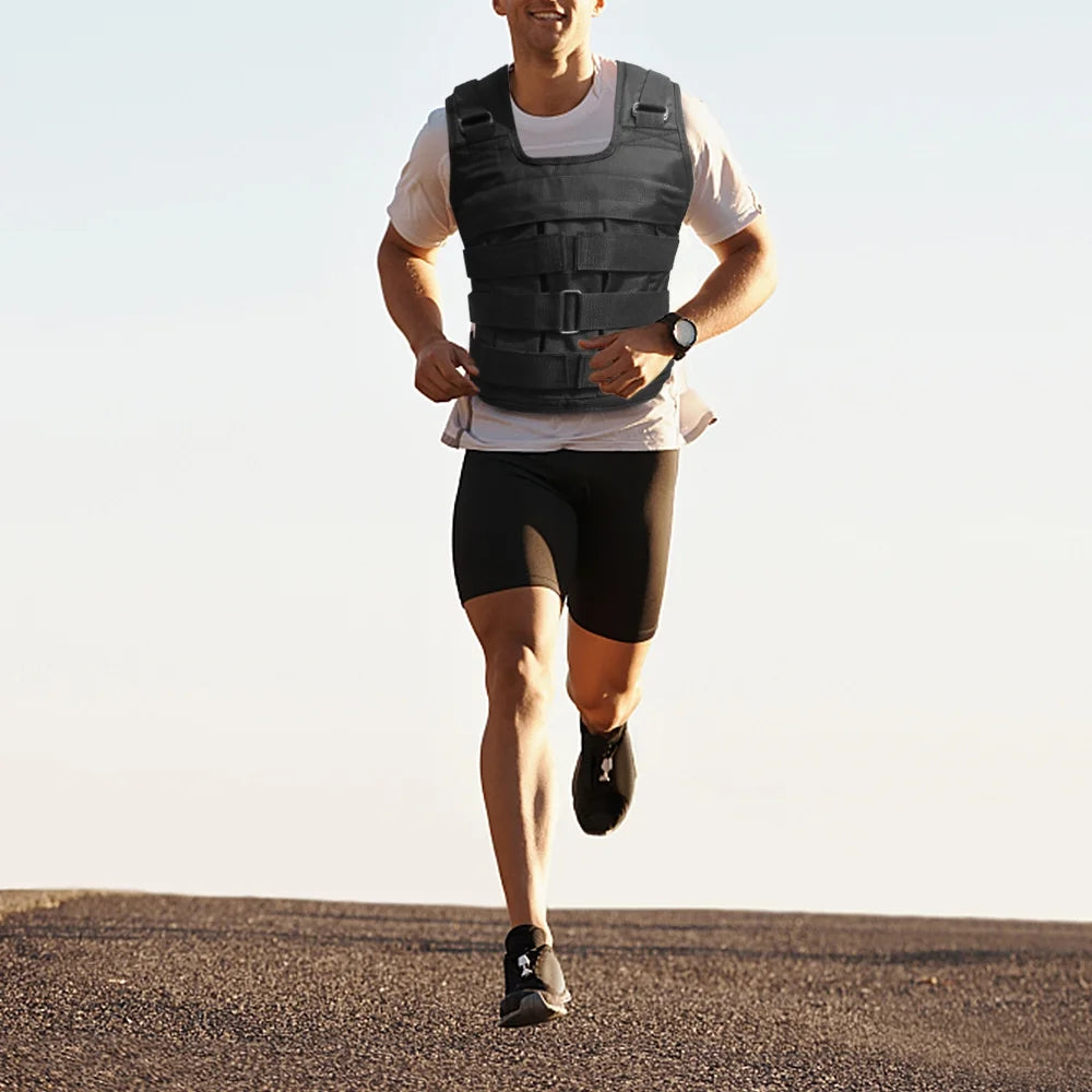 Adjustable Weighted Vest Oxford Strength Training 110lb Max M7469