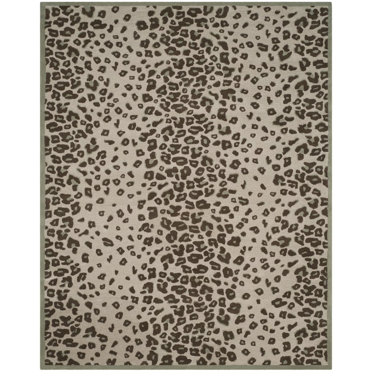 Grassland Green 8' x 10' Spotted Area Rug O48078