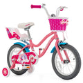 14 Inches Kids Bicycle with Training Wheels Pink Q291