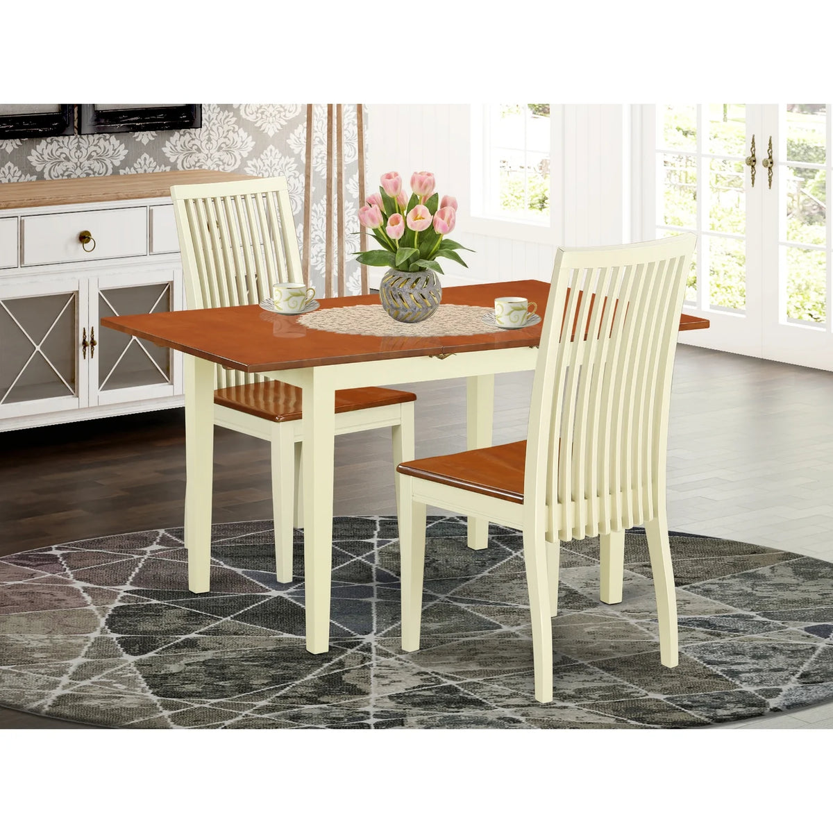 3-piece Dining Table and Chairs O3444