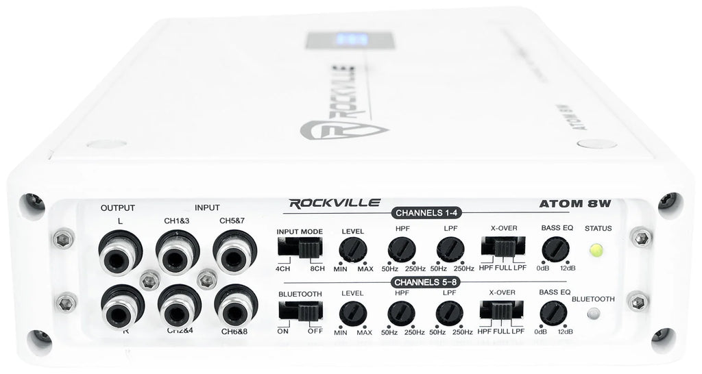 8 Channel 3500 Watt Marine Amplifier with Bluetooth W98145