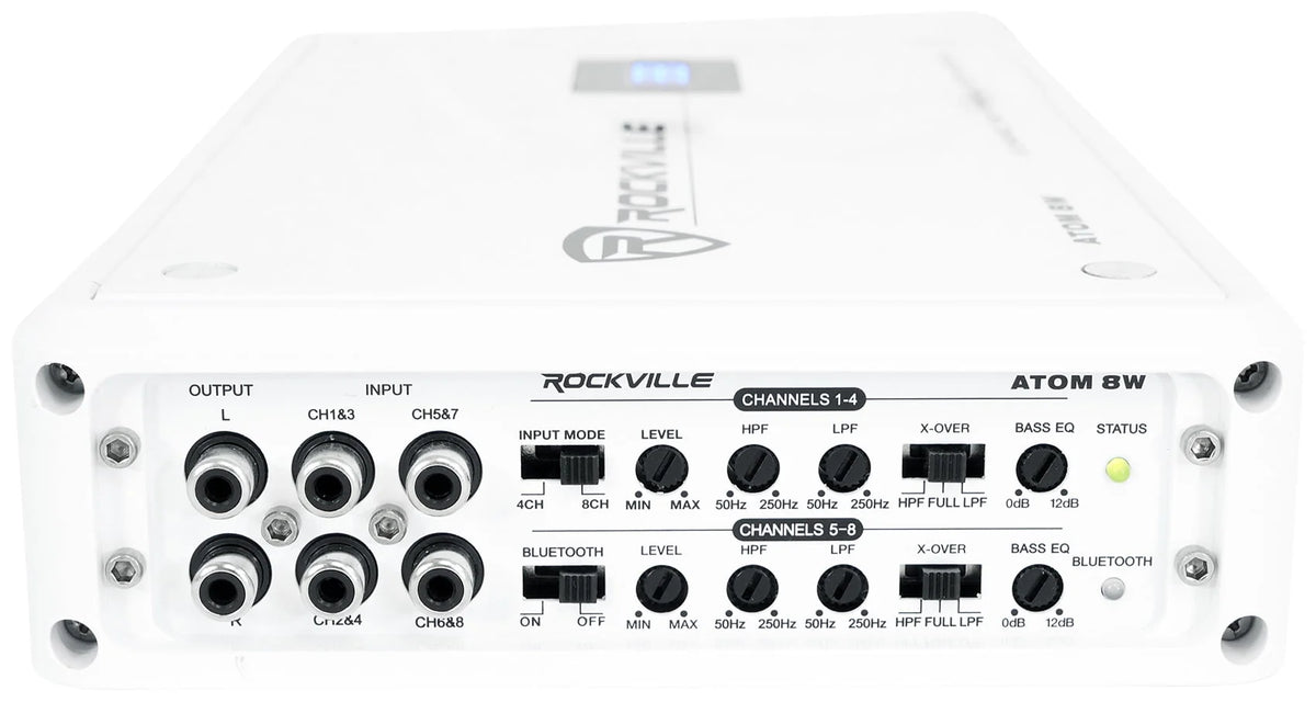 8 Channel 3500 Watt Marine Amplifier with Bluetooth W98145
