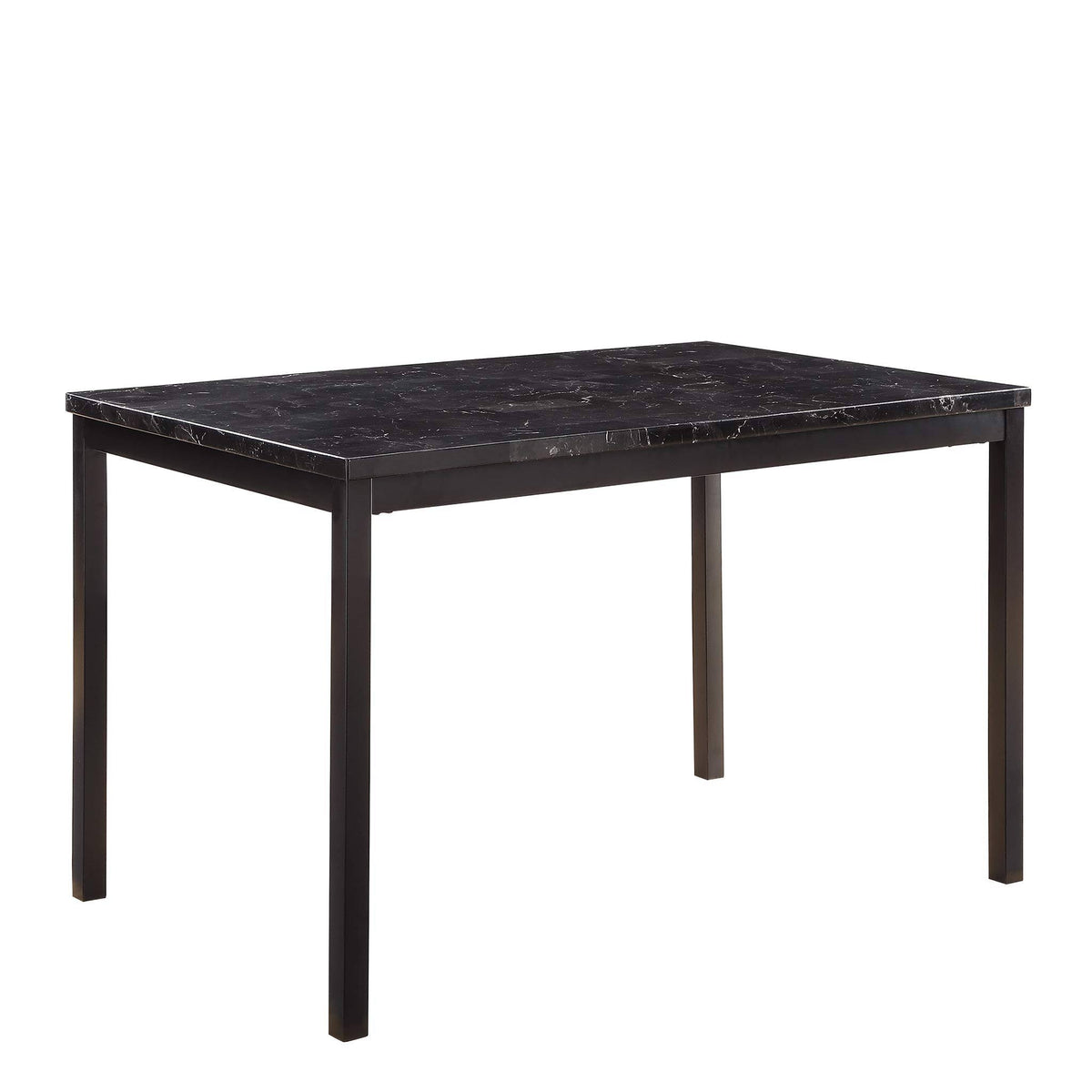 Black Metal Base Dining Room Table U55973