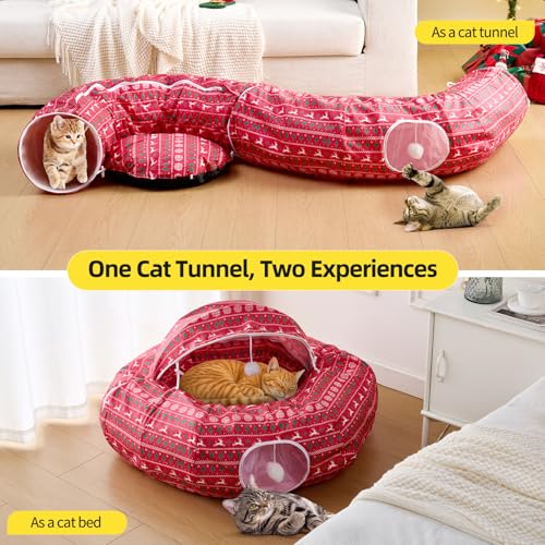 Christmas Tree Cat Tunnel Bed S70896
