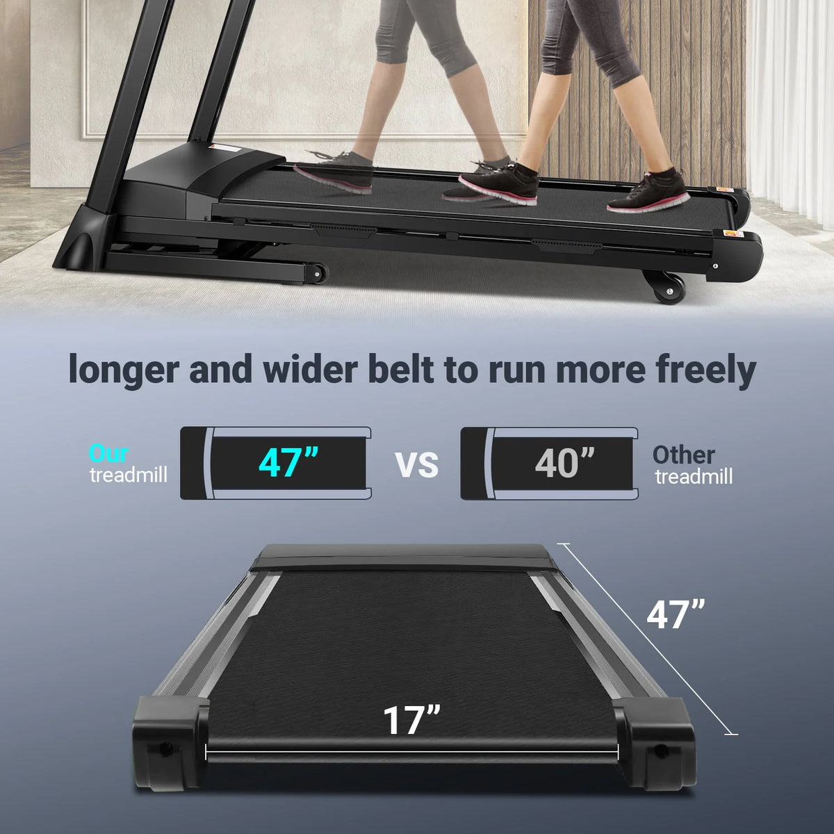 Auto Incline 300 lb Capacity Treadmill B922529