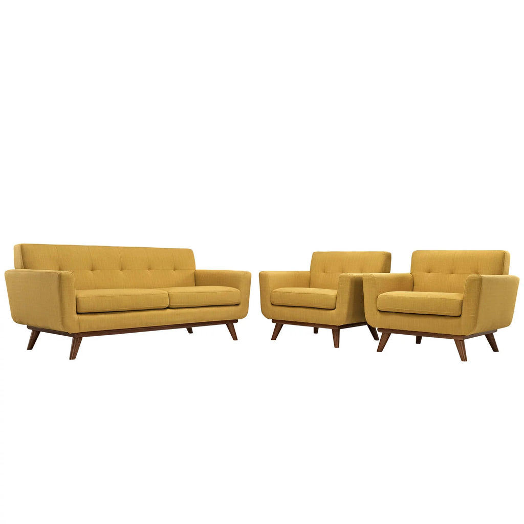 Citrus Armchairs and Loveseat Set of 3 M32688