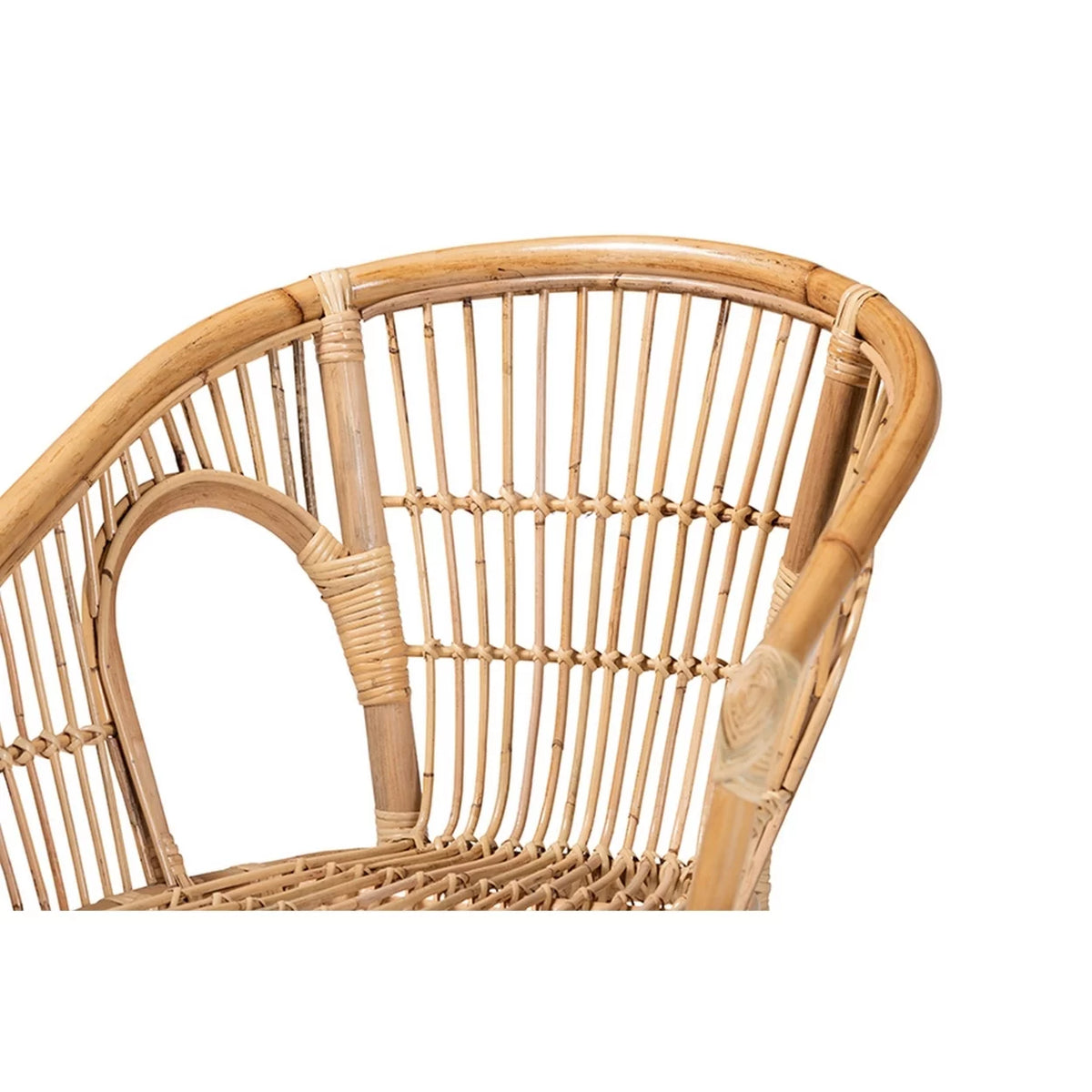 Natural Brown Rattan 3-Piece Living Room Set O364