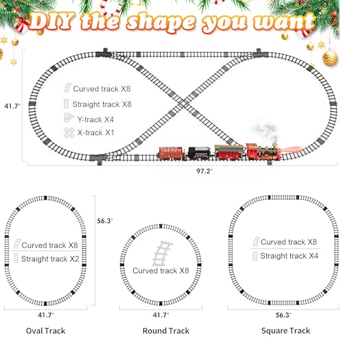 Train Set with Smoke Lights and Sound L495