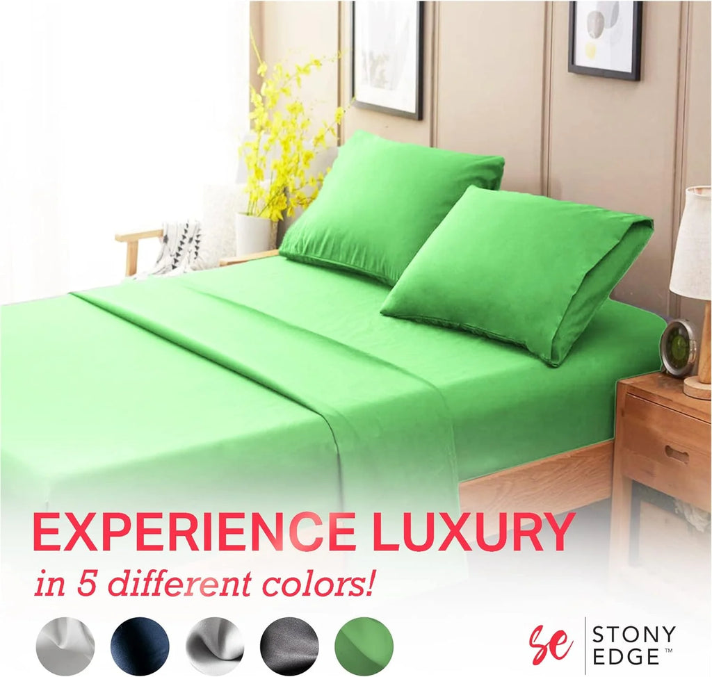 100% Cotton 4 Pcs King Size Bed Sheets N74372