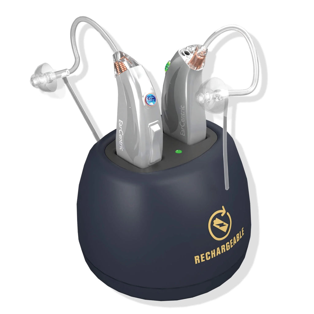 Rechargeable Behind-the-Ear Beige Hearing Amplifiers S59060