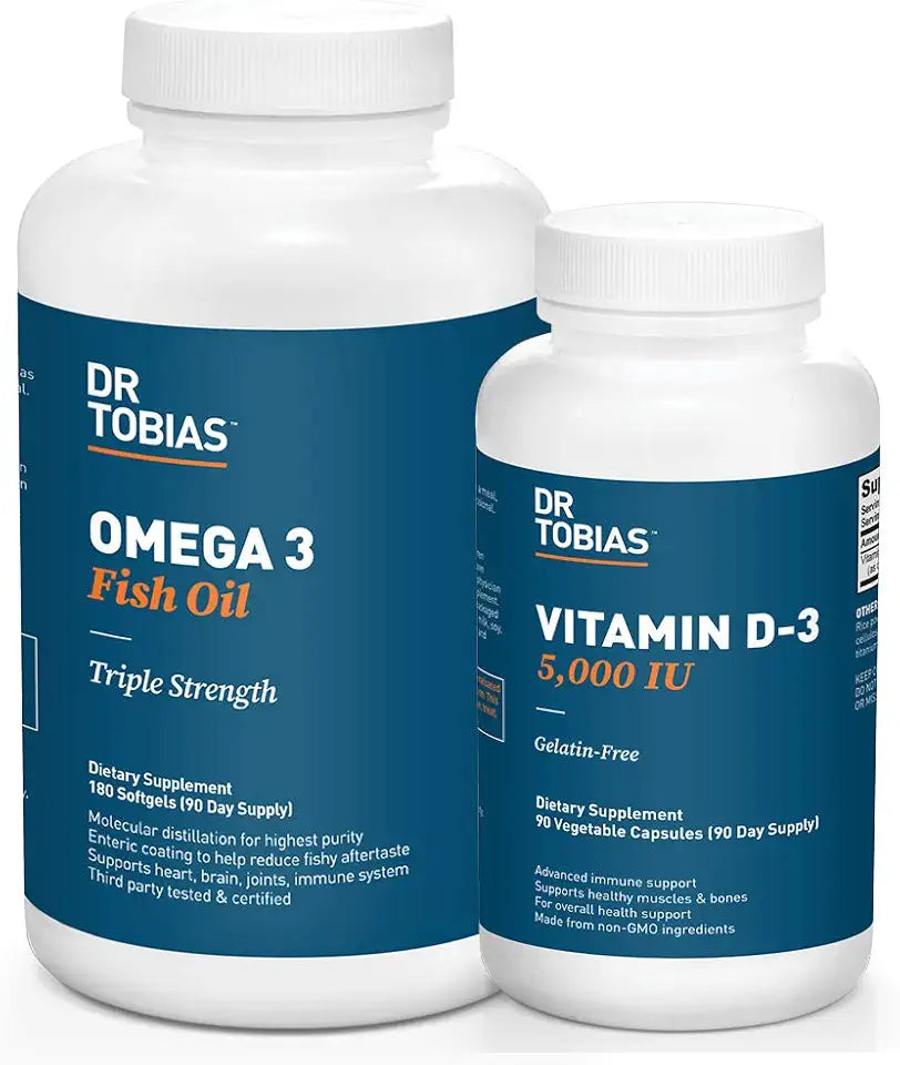 Omega 3 Fish Oil and Vitamin D-3 U541