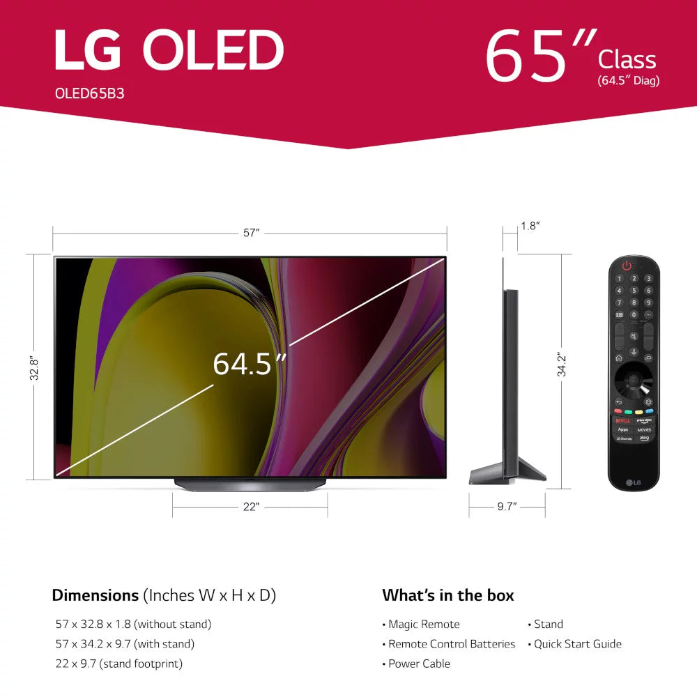 65" 4K UHD OLED Smart TV with Dolby Vision M67236