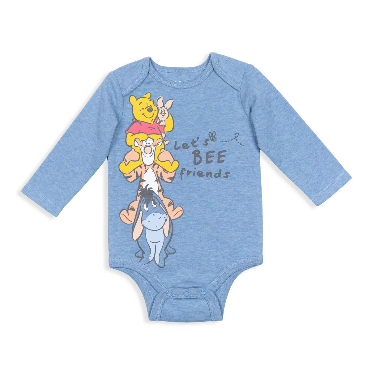 Multicolored 5 Pack Long Sleeve Bodysuits 12 Months W954