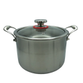 24cm Hybrid Stock Pot with Glass Lid Q498813