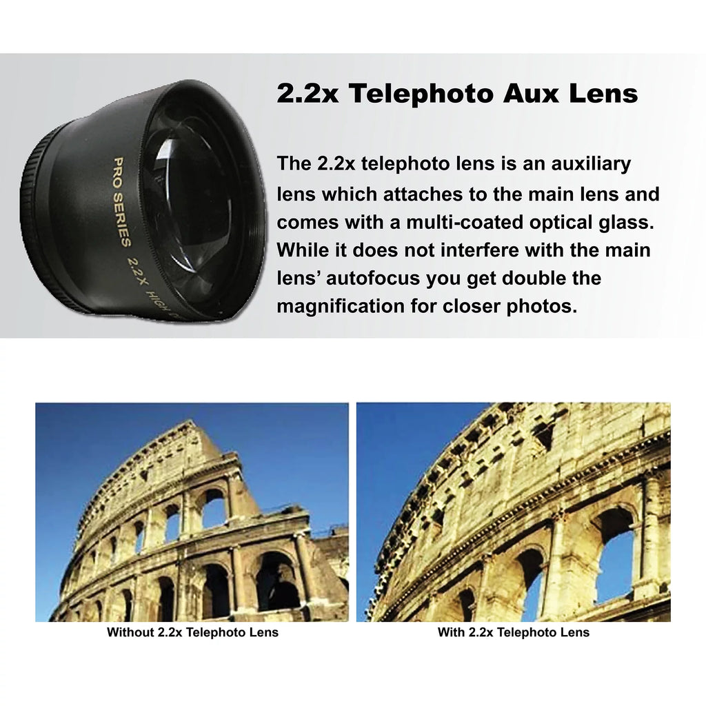 White Mirrorless Camera with 16-50mm Lens O244020