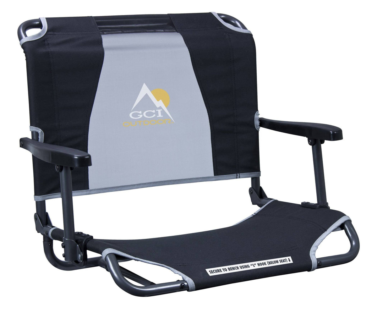 Black Stadium Chair with Armrests L5903