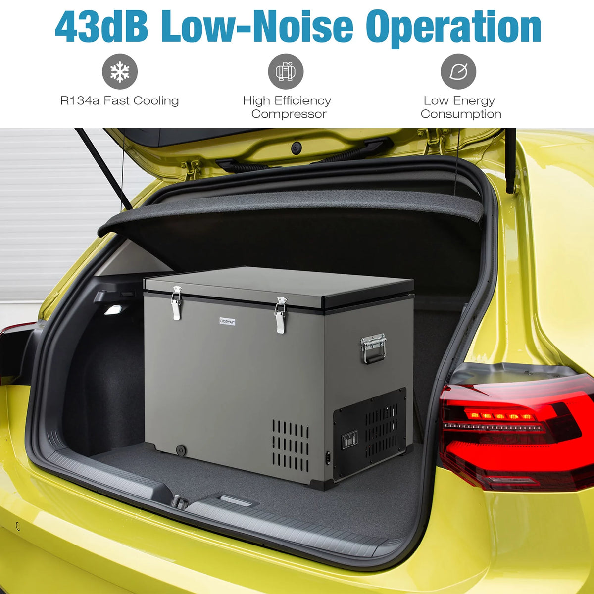 90 QT Portable Car Refrigerator with Compressor S104